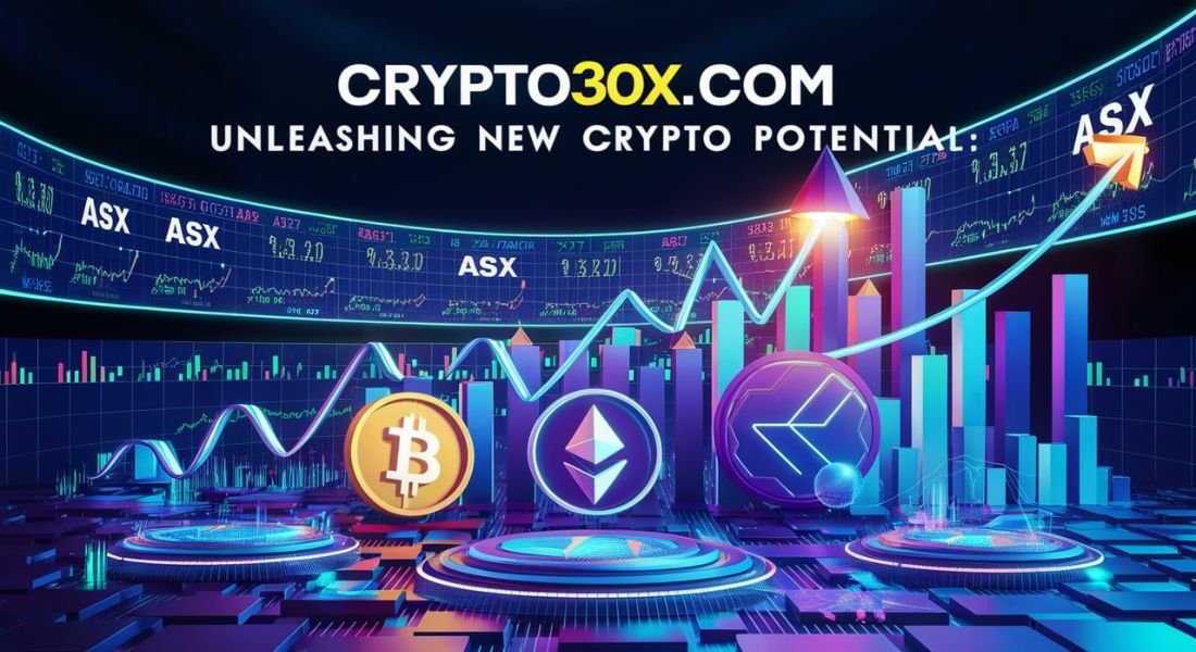 The innovative crypto30x.com platform listed on the ASX, empowering investors in the cryptocurrency market.